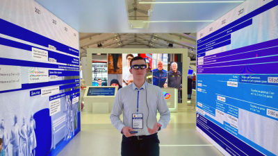 Студент СибГИУ представил систему дополненной реальности на выставке в Москве