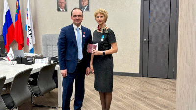 Доцент СибГИУ Татьяна Кораблина награждена медалью Алексея Леонова 