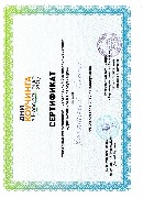 Сертификат участника Казанцева