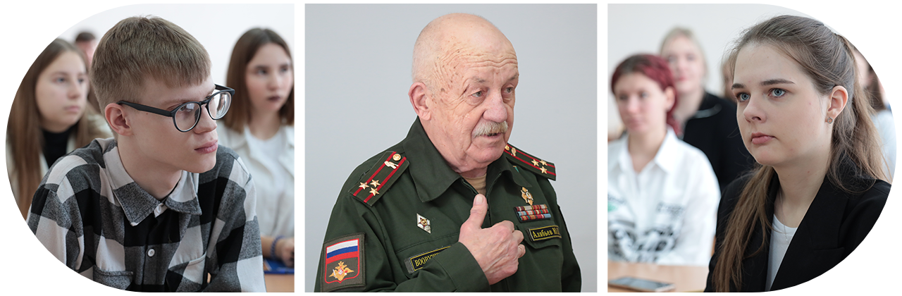 Первокурсники СибГИУ встретились с ветераном военных действий