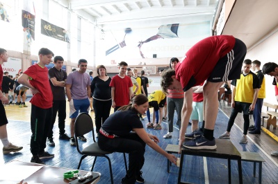 В спортивном комплексе состоялись соревнования студенческой Универсиады СибГИУ по «троеборью ГТО»